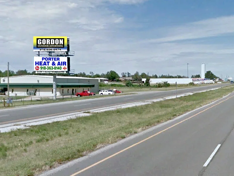 Gordon billboard #5 in Sand Springs, south face