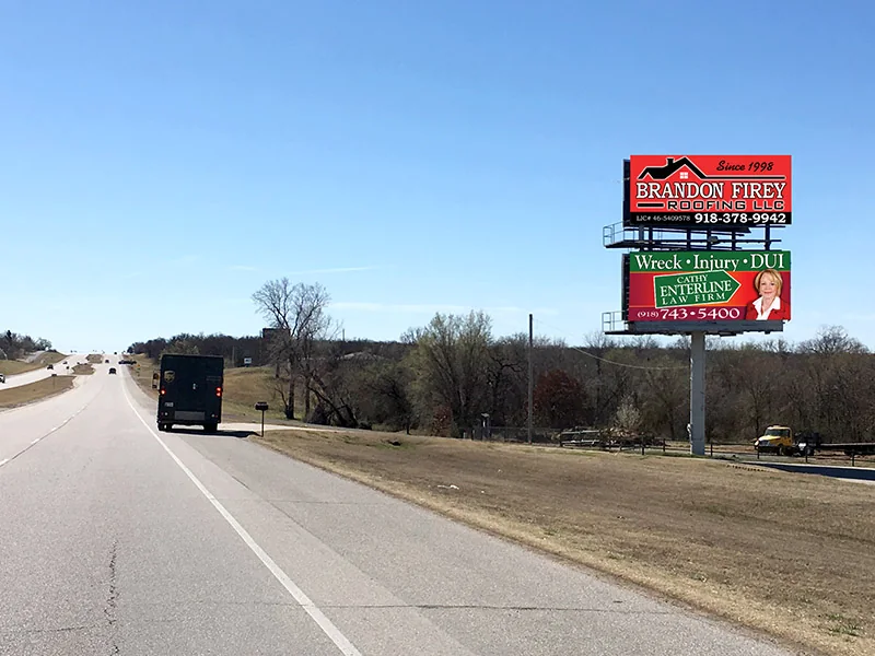 Gordon billboard #5 in Sand Springs, north face