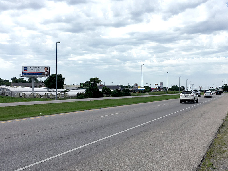Gordon billboard #25 in Sand Springs, north face