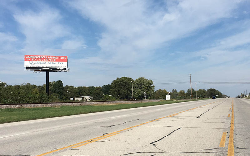 Gordon billboard #2 in Coweta, south face
