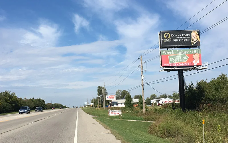 Gordon billboard #29 in Coweta, east face