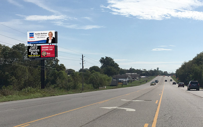Gordon billboard #29 in Coweta, west face