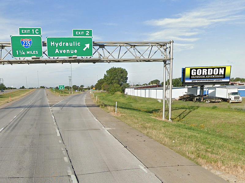 Gordon billboard #49 in Wichita, north face